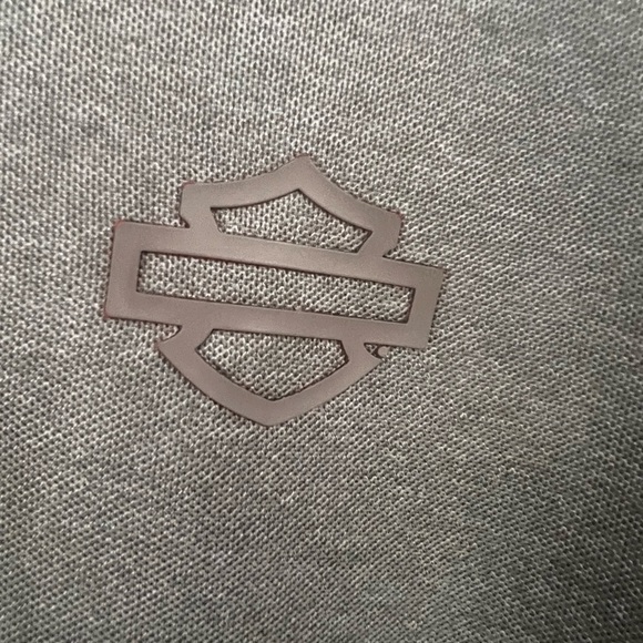 Harley-Davidson Gray Polo with Orange Accent - Picture 6 of 10